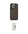 ieg™ iPhone 14 Pro Max Kılıf Eksen Işık - Şeffaf Pasifik Cam Ekran Koruyucu