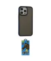 ieg™ iPhone 14 Pro Max Kılıf Eksen Işık - Siyah 18D Cam Ekran Koruyucu