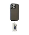 ieg™ iPhone 14 Pro Max Kılıf Eksen Işık - Siyah Bilvis Hayalet Cam Ekran Koruyucu