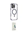 ieg™ iPhone 14 Pro Max Kılıf Eksen Klasik Koleksiyonu - Şeffaf Pasifik Cam Ekran Koruyucu