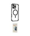 ieg™ iPhone 14 Pro Max Kılıf Eksen Klasik Koleksiyonu - Siyah 6D Mat Seramik Hayalet Nano Ekran Koruyucu