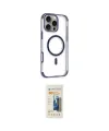 ieg™ iPhone 14 Pro Max Kılıf Eksen Klasik Koleksiyonu - Siyah 6D Mat Seramik Hayalet Nano Ekran Koruyucu
