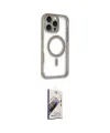 ieg™ iPhone 14 Pro Max Kılıf Eksen Klasik Koleksiyonu - Siyah Bilvis 3D Mat Cam Ekran Koruyucu