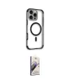 ieg™ iPhone 14 Pro Max Kılıf Eksen Klasik Koleksiyonu - Siyah Bilvis 3D Mat Cam Ekran Koruyucu