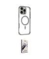 ieg™ iPhone 14 Pro Max Kılıf Eksen Klasik Koleksiyonu - Siyah Bilvis 3D Mat Cam Ekran Koruyucu