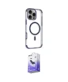 ieg™ iPhone 14 Pro Max Kılıf Eksen Klasik Koleksiyonu - Siyah Bilvis 5in1 5D Magic Hayalet Cam Ekran Koruyucu