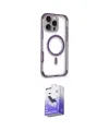 ieg™ iPhone 14 Pro Max Kılıf Eksen Klasik Koleksiyonu - Siyah Bilvis 5in1 5D Magic Hayalet Cam Ekran Koruyucu