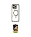 ieg™ iPhone 14 Pro Max Kılıf Eksen Klasik Koleksiyonu - Siyah Buffer Cam Ekran Koruyucu