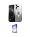 ieg™ iPhone 14 Pro Max Kılıf Eksen Minimal Özel Seri - Siyah Bilvis 5in1 3D Magic Cam Ekran Koruyucu