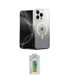 ieg™ iPhone 14 Pro Max Kılıf Eksen Minimal Özel Seri - Siyah Polymer Nano Ekran Koruyucu