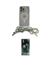 ieg™ iPhone 14 Pro Max Kılıf Eksen Özel Seri - Şeffaf 360 Full Body Arka Koruyucu