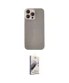 ieg™ iPhone 14 Pro Max Kılıf Eksen Prime - Siyah Bilvis 3D Mat Cam Ekran Koruyucu