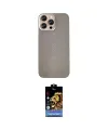 ieg™ iPhone 14 Pro Max Kılıf Eksen Prime - Siyah Buffer Hayalet Cam Ekran Koruyucu