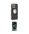 ieg™ iPhone 14 Pro Max Kılıf İz Form Serisi - Şeffaf 360 Full Body Arka Koruyucu