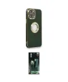 ieg™ iPhone 14 Pro Max Kılıf İz Form Serisi - Şeffaf 360 Full Body Arka Koruyucu