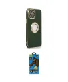 ieg™ iPhone 14 Pro Max Kılıf İz Form Serisi - Siyah 18D Cam Ekran Koruyucu