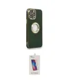 ieg™ iPhone 14 Pro Max Kılıf İz Form Serisi - Siyah Joko 5D Cam