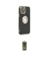 ieg™ iPhone 14 Pro Max Kılıf İz Form Serisi - Siyah Joko Magic 5D Hayalet Cam