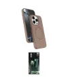 ieg™ iPhone 14 Pro Max Kılıf İz Işık Koleksiyonu - Siyah 360 Mat Full Body Arka Koruyucu