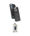 ieg™ iPhone 14 Pro Max Kılıf İz Işık Koleksiyonu - Siyah Bilvis Hayalet Cam Ekran Koruyucu