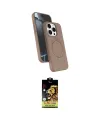 ieg™ iPhone 14 Pro Max Kılıf İz Işık Koleksiyonu - Siyah Buffer Cam Ekran Koruyucu