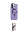 ieg™ iPhone 14 Pro Max Kılıf Kıvılcım Asil Özel Seri - Siyah Bilvis 3D Mat Cam Ekran Koruyucu