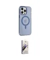 ieg™ iPhone 14 Pro Max Kılıf Kıvılcım Asil Özel Seri - Siyah Bilvis 3D Mat Cam Ekran Koruyucu