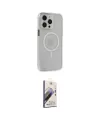 ieg™ iPhone 14 Pro Max Kılıf Kıvılcım Asil Özel Seri - Siyah Bilvis 3D Mat Cam Ekran Koruyucu