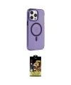 ieg™ iPhone 14 Pro Max Kılıf Kıvılcım Asil Özel Seri - Siyah Buffer Cam Ekran Koruyucu