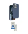 ieg™ iPhone 14 Pro Max Kılıf Kıvılcım Çizgi Serisi - Şeffaf Royal Nano Ekran Koruyucu