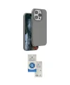 ieg™ iPhone 14 Pro Max Kılıf Kıvılcım Çizgi Serisi - Şeffaf Royal Nano Ekran Koruyucu