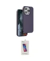 ieg™ iPhone 14 Pro Max Kılıf Kıvılcım Çizgi Serisi - Siyah Joko 5D Cam
