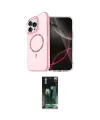 ieg™ iPhone 14 Pro Max Kılıf Kıvılcım Form Prime - Şeffaf 360 Full Body Arka Koruyucu