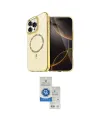 ieg™ iPhone 14 Pro Max Kılıf Kıvılcım Form Prime - Şeffaf Royal Nano Ekran Koruyucu
