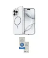 ieg™ iPhone 14 Pro Max Kılıf Kıvılcım Form Prime - Şeffaf Royal Nano Ekran Koruyucu