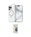 ieg™ iPhone 14 Pro Max Kılıf Kıvılcım Form Prime - Siyah 6D Mat Seramik Hayalet Nano Ekran Koruyucu