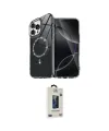 ieg™ iPhone 14 Pro Max Kılıf Kıvılcım Form Prime - Siyah Bilvis Hayalet Cam Ekran Koruyucu