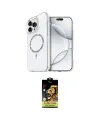 ieg™ iPhone 14 Pro Max Kılıf Kıvılcım Form Prime - Siyah Buffer Cam Ekran Koruyucu