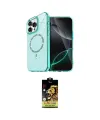 ieg™ iPhone 14 Pro Max Kılıf Kıvılcım Form Prime - Siyah Buffer Cam Ekran Koruyucu