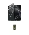 ieg™ iPhone 14 Pro Max Kılıf Kıvılcım Form Prime - Siyah Joko Magic 5D Hayalet Cam