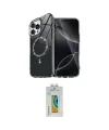 ieg™ iPhone 14 Pro Max Kılıf Kıvılcım Form Prime - Siyah Polymer Nano Ekran Koruyucu