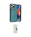 ieg™ iPhone 14 Pro Max Kılıf Kıvılcım Işık Serisi - Şeffaf Pasifik Cam Ekran Koruyucu