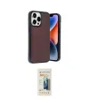 ieg™ iPhone 14 Pro Max Kılıf Kıvılcım Işık Serisi - Siyah 6D Mat Seramik Hayalet Nano Ekran Koruyucu