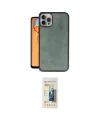 ieg™ iPhone 14 Pro Max Kılıf Kıvılcım Işık Serisi - Siyah 6D Mat Seramik Hayalet Nano Ekran Koruyucu