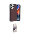 ieg™ iPhone 14 Pro Max Kılıf Kıvılcım Işık Serisi - Siyah Bilvis 3D Mat Cam Ekran Koruyucu