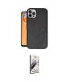 ieg™ iPhone 14 Pro Max Kılıf Kıvılcım Işık Serisi - Siyah Bilvis 3D Mat Cam Ekran Koruyucu