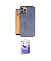 ieg™ iPhone 14 Pro Max Kılıf Kıvılcım Işık Serisi - Siyah Bilvis 5in1 5D Magic Hayalet Cam Ekran Koruyucu