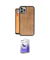ieg™ iPhone 14 Pro Max Kılıf Kıvılcım Işık Serisi - Siyah Bilvis 5in1 5D Magic Hayalet Cam Ekran Koruyucu