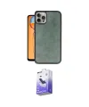 ieg™ iPhone 14 Pro Max Kılıf Kıvılcım Işık Serisi - Siyah Bilvis 5in1 5D Magic Hayalet Cam Ekran Koruyucu