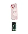 ieg™ iPhone 14 Pro Max Kılıf Kıvılcım Modern Koleksiyonu - Şeffaf 360 Full Body Arka Koruyucu